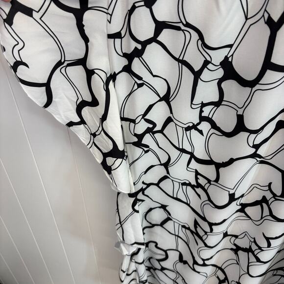 Misslook Women's Unique Artsy Maxi Dress Size S Quiet Luxury Old Money Chic NWT - Picture 5 of 10